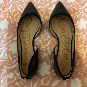 Sam Edelman Black Pointed Flats